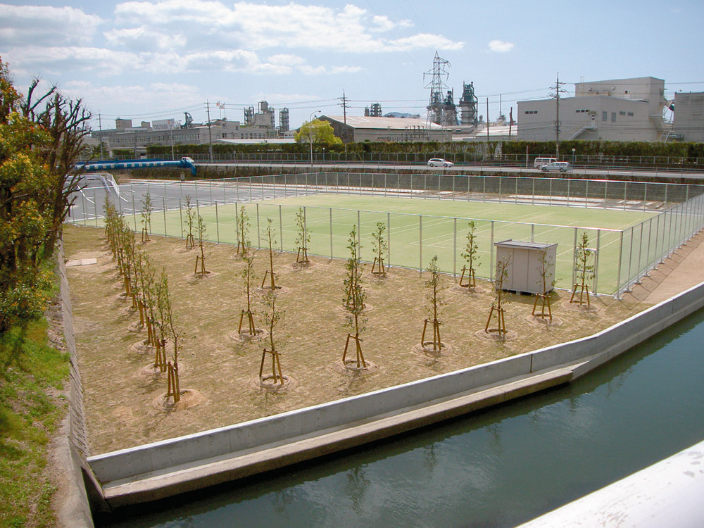 テニスコート関連画像