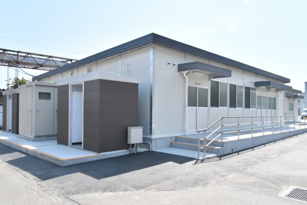 N工場協力会休憩所新築工事(南西面)