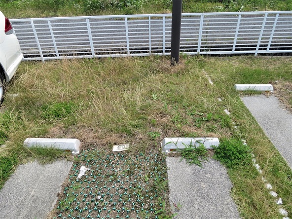 「駐車場の草刈りを行いました。」関連画像