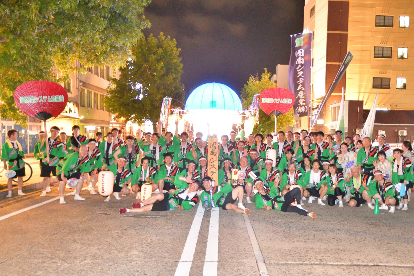 「徳山夏まつりの企業みこしはファンタジー！？」関連画像
