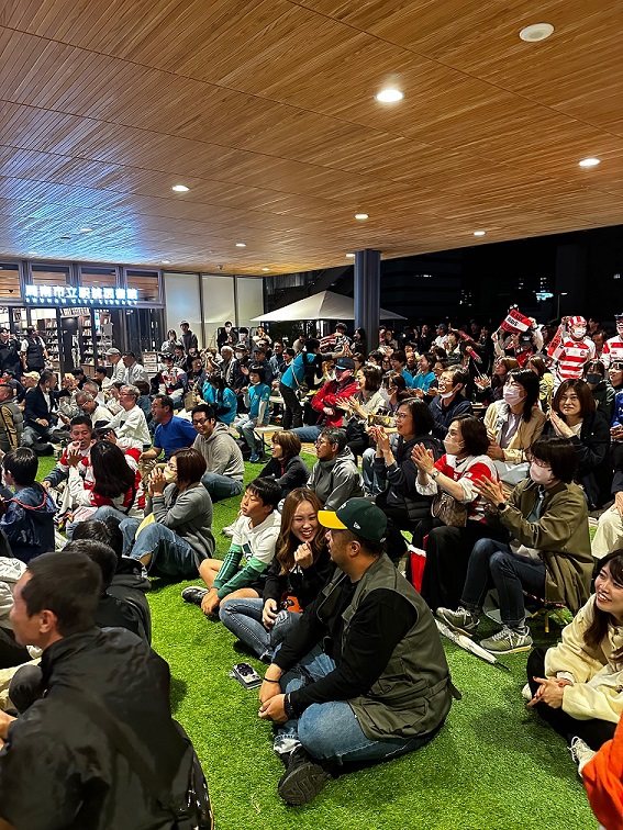 「徳山駅でパブリックビューイング!」関連画像